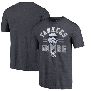 New York Yankees Star Wars Empire Tri-Blend T-Shirt
