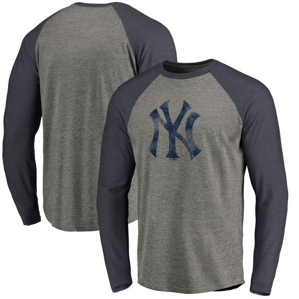 New York Yankees Team Tri-Blend Long Sleeve T-Shirt – NY TEAM GEAR