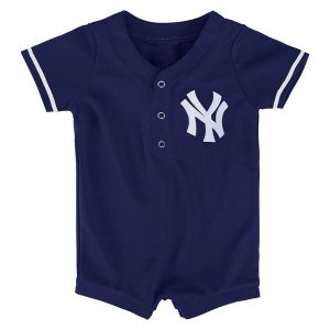 New York Yankees Newborn/Infant Replica Romper – Navy