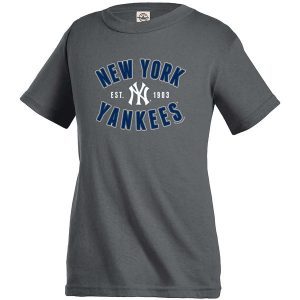 Y Yankees Youth Cotton Crew Neck T-Shirt – Charcoal
