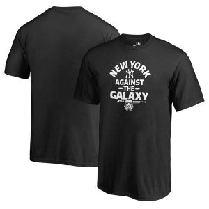 New York Yankees Youth Black MLB Star Wars Against The Galaxy T-Shirt