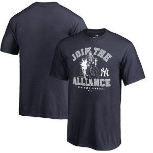 New York Yankees Youth Navy MLB Star Wars Join The Alliance T-Shirt